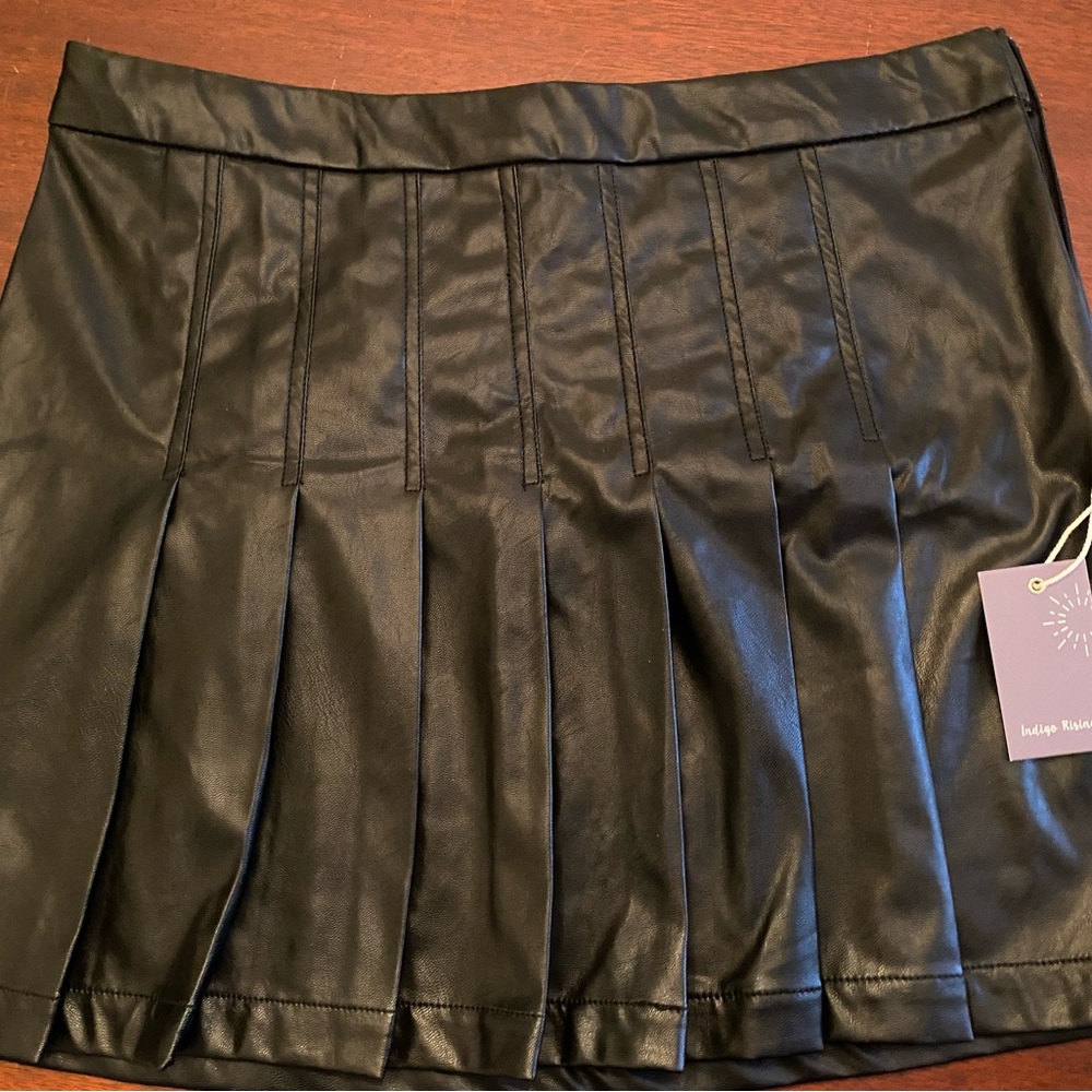 Francesca Faux Leather Mini Skirt - New with Tags!